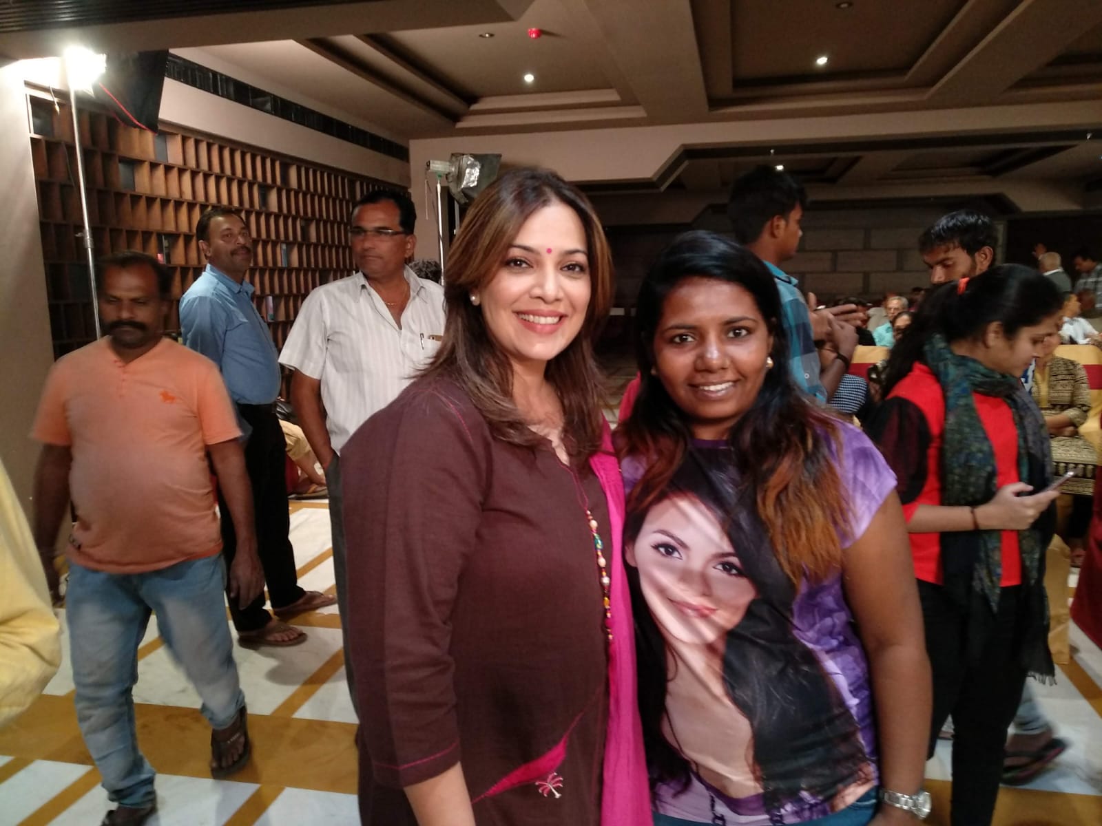 Founder of Prayosha Salon & Academy at an industry gathering
